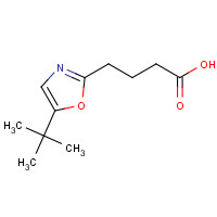 1244058-98-7 4-(5-tert-butyl-1,3-oxazol-2-yl)butanoic acid chemical structure