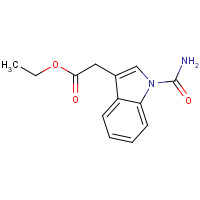 1386456-47-8 ethyl 2-(1-carbamoylindol-3-yl)acetate chemical structure