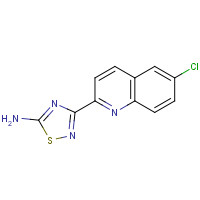 1179359-77-3 3-(6-chloroquinolin-2-yl)-1,2,4-thiadiazol-5-amine chemical structure