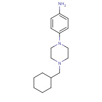 835633-76-6 4-[4-(cyclohexylmethyl)piperazin-1-yl]aniline chemical structure