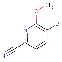 1261269-71-9 5-bromo-6-methoxypyridine-2-carbonitrile chemical structure