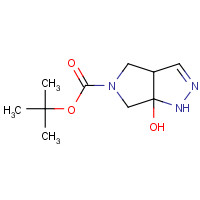 1211594-55-6 tert-butyl 6a-hydroxy-1,3a,4,6-tetrahydropyrrolo[3,4-c]pyrazole-5-carboxylate chemical structure
