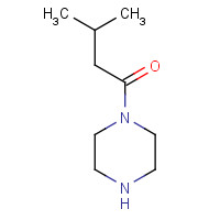 884497-54-5 3-methyl-1-piperazin-1-ylbutan-1-one chemical structure