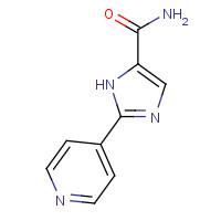 34626-09-0 2-pyridin-4-yl-1H-imidazole-5-carboxamide chemical structure