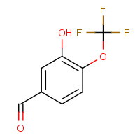 1208078-41-4 3-hydroxy-4-(trifluoromethoxy)benzaldehyde chemical structure