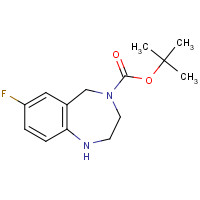 886364-36-9 tert-butyl 7-fluoro-1,2,3,5-tetrahydro-1,4-benzodiazepine-4-carboxylate chemical structure