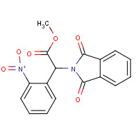 50381-55-0 methyl 2-(1,3-dioxoisoindol-2-yl)-2-(2-nitrophenyl)acetate chemical structure