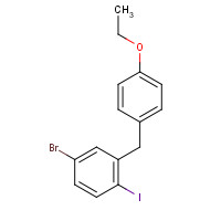 864070-17-7 4-bromo-2-[(4-ethoxyphenyl)methyl]-1-iodobenzene chemical structure