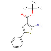 859204-45-8 tert-butyl 2-amino-5-phenylthiophene-3-carboxylate chemical structure