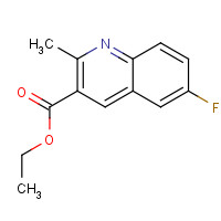 282540-26-5 ethyl 6-fluoro-2-methylquinoline-3-carboxylate chemical structure