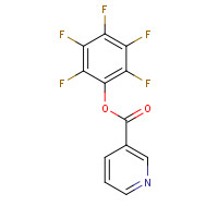 848347-44-4 (2,3,4,5,6-pentafluorophenyl) pyridine-3-carboxylate chemical structure