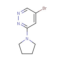 1415928-77-6 5-bromo-3-pyrrolidin-1-ylpyridazine chemical structure