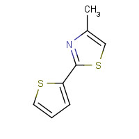 89942-95-0 4-methyl-2-thiophen-2-yl-1,3-thiazole chemical structure