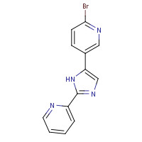 1201802-61-0 2-bromo-5-(2-pyridin-2-yl-1H-imidazol-5-yl)pyridine chemical structure