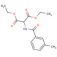 1154238-33-1 diethyl 2-[(3-methylbenzoyl)amino]propanedioate chemical structure