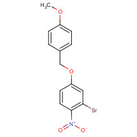 929095-68-1 2-bromo-4-[(4-methoxyphenyl)methoxy]-1-nitrobenzene chemical structure