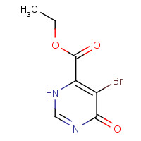 937614-43-2 ethyl 5-bromo-4-oxo-1H-pyrimidine-6-carboxylate chemical structure