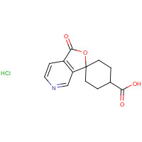 799773-96-9 1'-oxospiro[cyclohexane-4,3'-furo[3,4-c]pyridine]-1-carboxylic acid;hydrochloride chemical structure