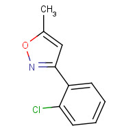 916791-93-0 3-(2-chlorophenyl)-5-methyl-1,2-oxazole chemical structure