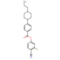 92118-82-6 (4-cyano-3-fluorophenyl) 4-(4-propylcyclohexyl)benzoate chemical structure