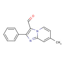 300708-60-5 7-methyl-2-phenylimidazo[1,2-a]pyridine-3-carbaldehyde chemical structure