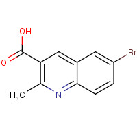 92513-39-8 6-bromo-2-methylquinoline-3-carboxylic acid chemical structure