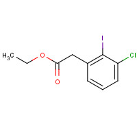 1035262-61-3 ethyl 2-(3-chloro-2-iodophenyl)acetate chemical structure