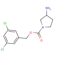 1613513-82-8 (3,5-dichlorophenyl)methyl 3-aminopyrrolidine-1-carboxylate chemical structure