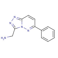 1002310-51-1 (6-phenyl-[1,2,4]triazolo[4,3-b]pyridazin-3-yl)methanamine chemical structure