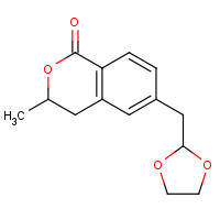 1374357-86-4 6-(1,3-dioxolan-2-ylmethyl)-3-methyl-3,4-dihydroisochromen-1-one chemical structure