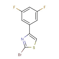886367-95-9 2-bromo-4-(3,5-difluorophenyl)-1,3-thiazole chemical structure