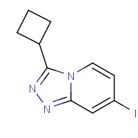 1057393-51-7 3-cyclobutyl-7-iodo-[1,2,4]triazolo[4,3-a]pyridine chemical structure