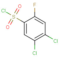 13656-52-5 4,5-dichloro-2-fluorobenzenesulfonyl chloride chemical structure
