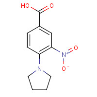 40832-81-3 3-nitro-4-pyrrolidin-1-ylbenzoic acid chemical structure