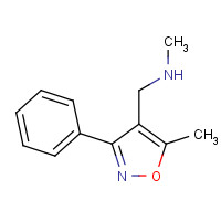 857283-57-9 N-methyl-1-(5-methyl-3-phenyl-1,2-oxazol-4-yl)methanamine chemical structure
