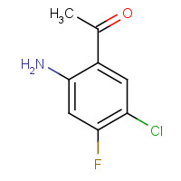 937816-85-8 1-(2-amino-5-chloro-4-fluorophenyl)ethanone chemical structure