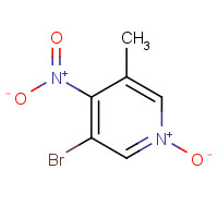 97944-38-2 3-bromo-5-methyl-4-nitro-1-oxidopyridin-1-ium chemical structure