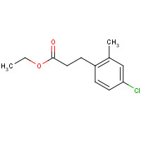 108579-13-1 ethyl 3-(4-chloro-2-methylphenyl)propanoate chemical structure