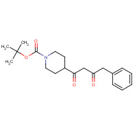 301219-11-4 tert-butyl 4-(3-oxo-4-phenylbutanoyl)piperidine-1-carboxylate chemical structure
