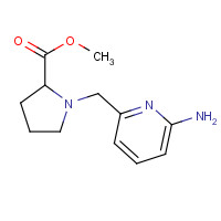 400776-67-2 methyl 1-[(6-aminopyridin-2-yl)methyl]pyrrolidine-2-carboxylate chemical structure