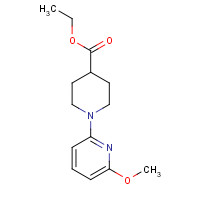1241894-57-4 ethyl 1-(6-methoxypyridin-2-yl)piperidine-4-carboxylate chemical structure