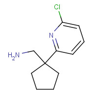 1195178-45-0 [1-(6-chloropyridin-2-yl)cyclopentyl]methanamine chemical structure