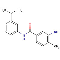 870221-09-3 3-amino-4-methyl-N-(3-propan-2-ylphenyl)benzamide chemical structure