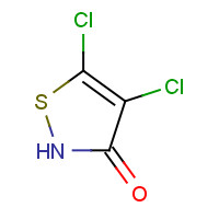25658-72-4 4,5-dichloro-1,2-thiazol-3-one chemical structure
