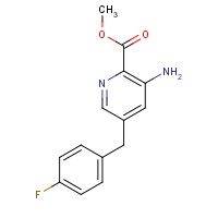 863443-05-4 methyl 3-amino-5-[(4-fluorophenyl)methyl]pyridine-2-carboxylate chemical structure