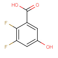 749230-51-1 2,3-difluoro-5-hydroxybenzoic acid chemical structure
