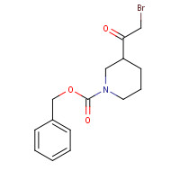 1219813-77-0 benzyl 3-(2-bromoacetyl)piperidine-1-carboxylate chemical structure