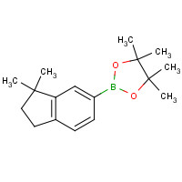 1312464-85-9 2-(3,3-dimethyl-1,2-dihydroinden-5-yl)-4,4,5,5-tetramethyl-1,3,2-dioxaborolane chemical structure