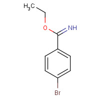 64128-11-6 ethyl 4-bromobenzenecarboximidate chemical structure