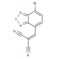 1335150-10-1 2-[(4-bromo-2,1,3-benzothiadiazol-7-yl)methylidene]propanedinitrile chemical structure